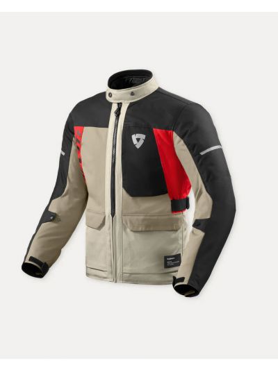 Tekstilna jakna Convergent H20 sand-rdeča