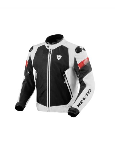 Tekstilna jakna Control Air H20 črno-bela