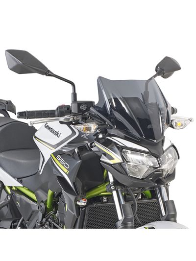 GIVI 4128S zatemnjen vizir z kitom za namestitev za Kawasaki Z650 (2020)