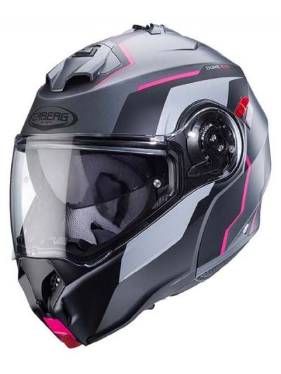 Čelada DUKE EVO MOVE mat/gun/fuchsia