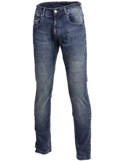 Tekstilne hlače jeans SECA DELTA ONE črne