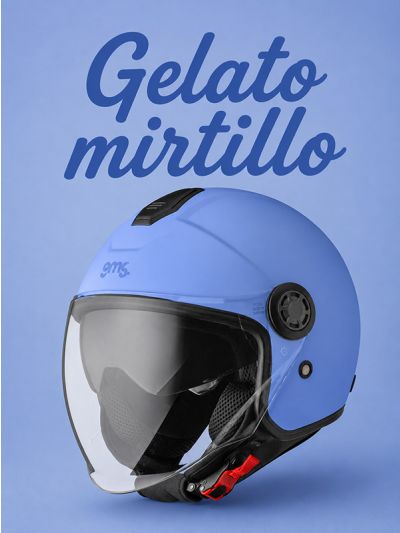 Čelada GMS Jet Gelato coll. borovnica