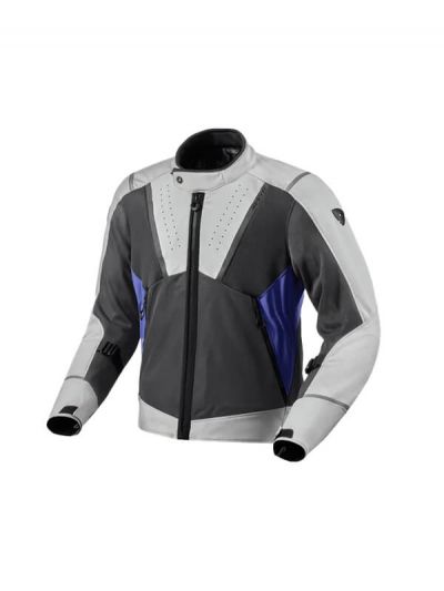 Tekstilna jakna Airwave 4 svetlo siva-modra