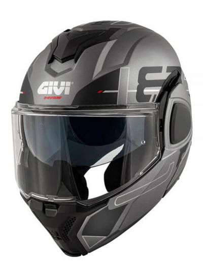 ČELADA modular GIVI X.36 VERTIGO Mat titanium-Črna