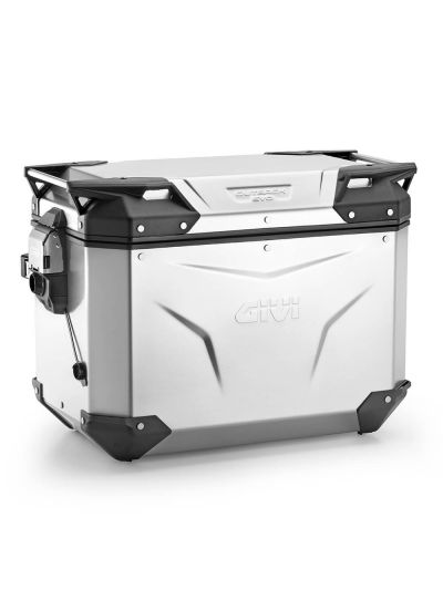 Stranski kovček Givi OUTBACK EVO 48it siv, levi - brez ključa