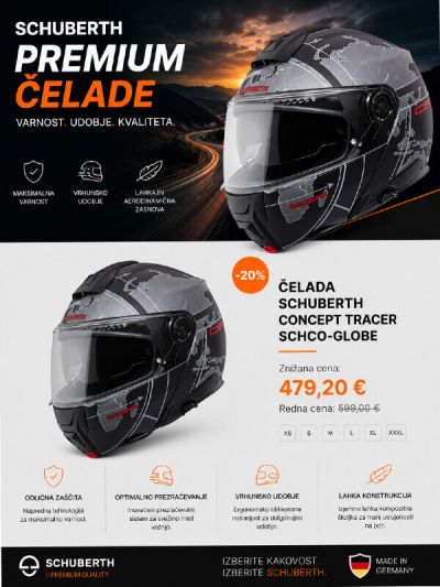 Čelada Schuberth C5 Globe črna SCHC5-GBL