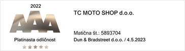 Boniteta odličnosti TC Moto shop